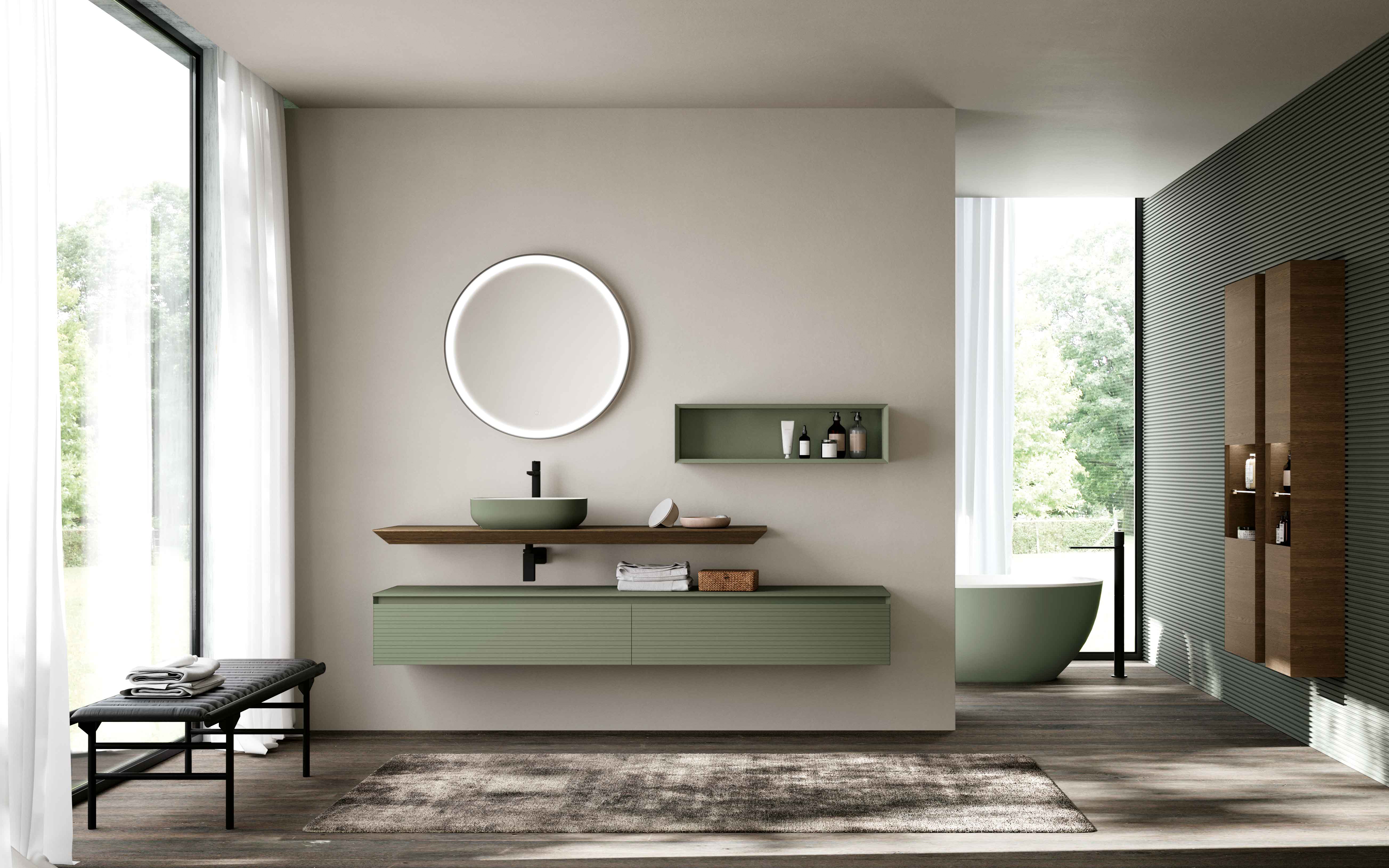 Composizione bagno FLOW 2401